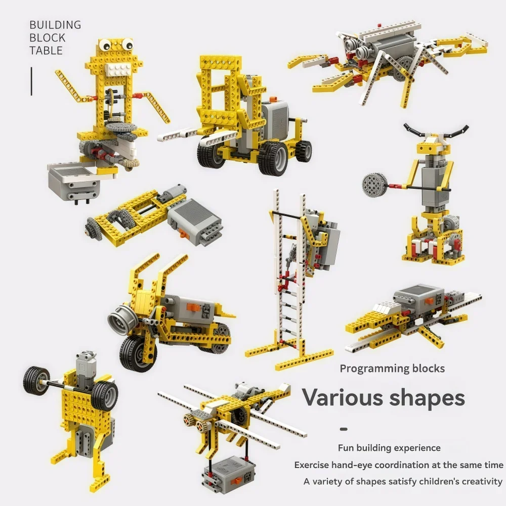 

New Technical Parts Multi Technology Programming Educational Learning Toys Assembly Bricks STEM Toys Gift for Boys Girls