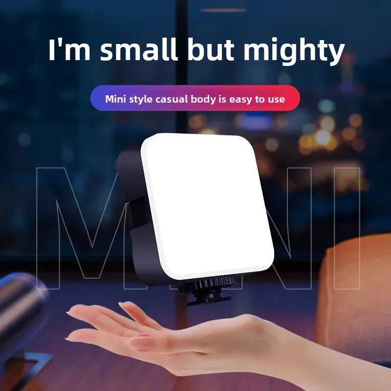 2026 Portable RGB Pocket Fill Light Dimmable Handheld Lamp for Selfie Live Stream & Mobile Photography