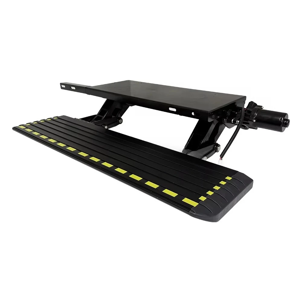 HS Exterior Accessories Vehicles Automatic Electric Power Side Step Running Board Black Electric Power Running Board for Minibus