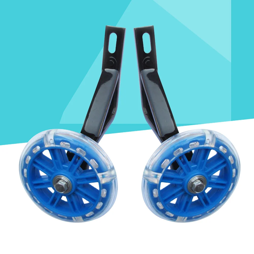 

Auxiliary For 20 Inch Bike Blue Cycling Safety Universal Stabilizer Bike Training Wheels Training