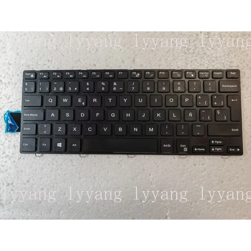 f  Keyboard for DELL Inspiron 14-3000 5447 5442 5445 7447 Series FRAME BLACK SP