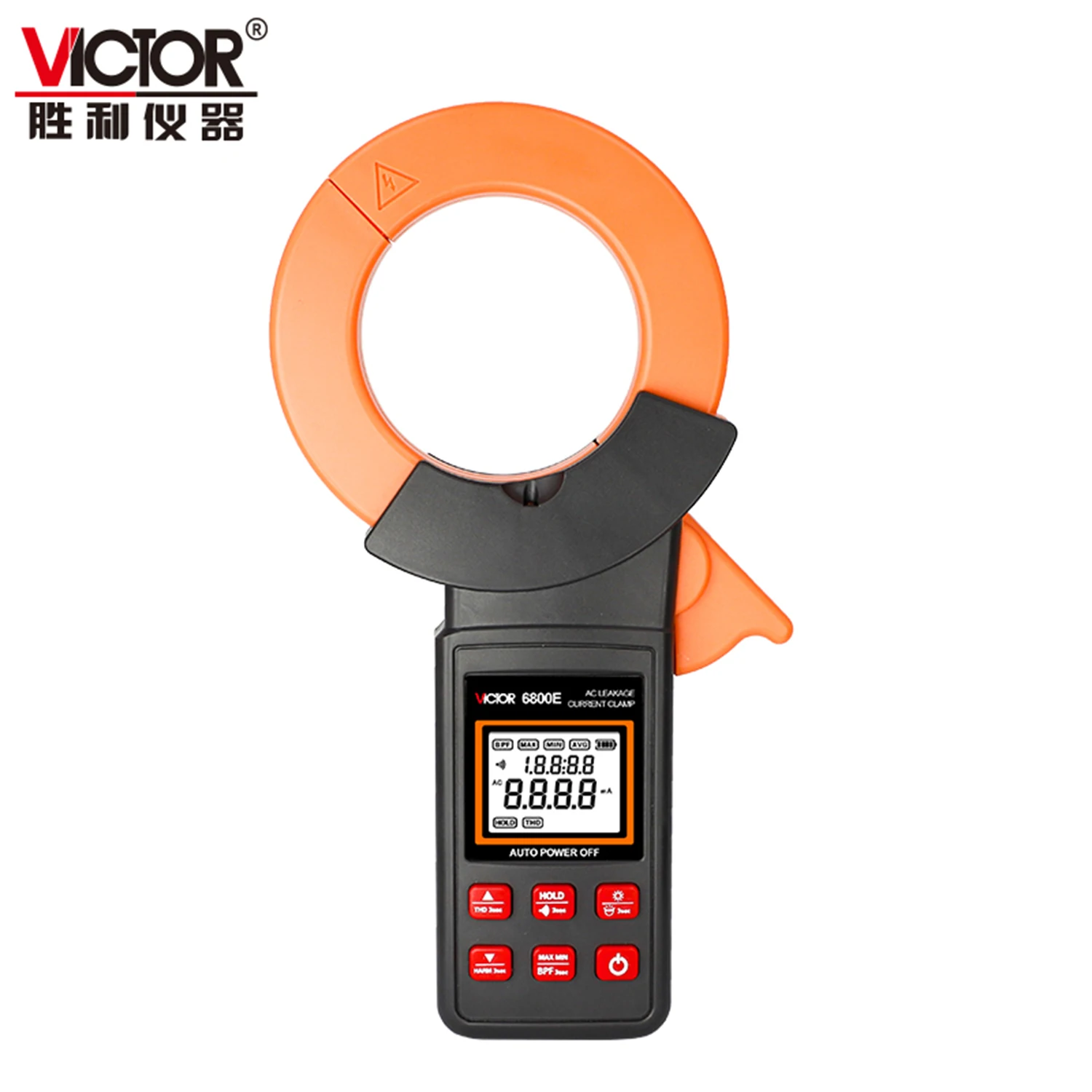 VICTOR 140E 6800E 7100E High-precision Clamp Shaped Leakage Current Meter True RMS  Filtering,MAX/MIN/AVE Distortion Rate