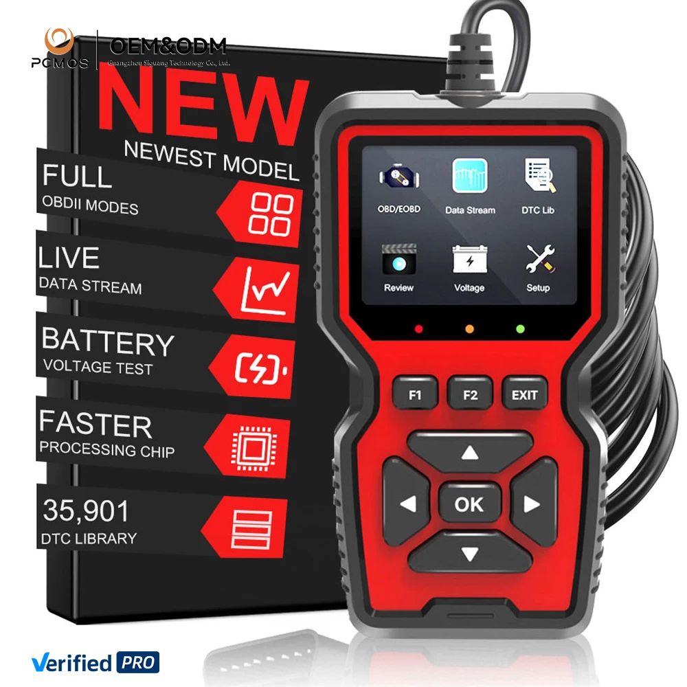 

V519 OBD2 Scanner Professional Handheld Car Diagnostic Tool Full System Check Engine Code Reader