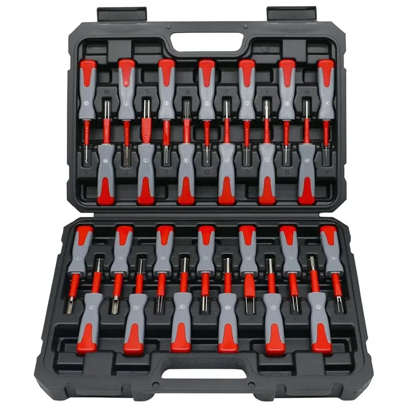 26-Piece Universal Vehicle Wire Harness Pin Connector Release Tool Set Multi-Functional Auto Repair Tools