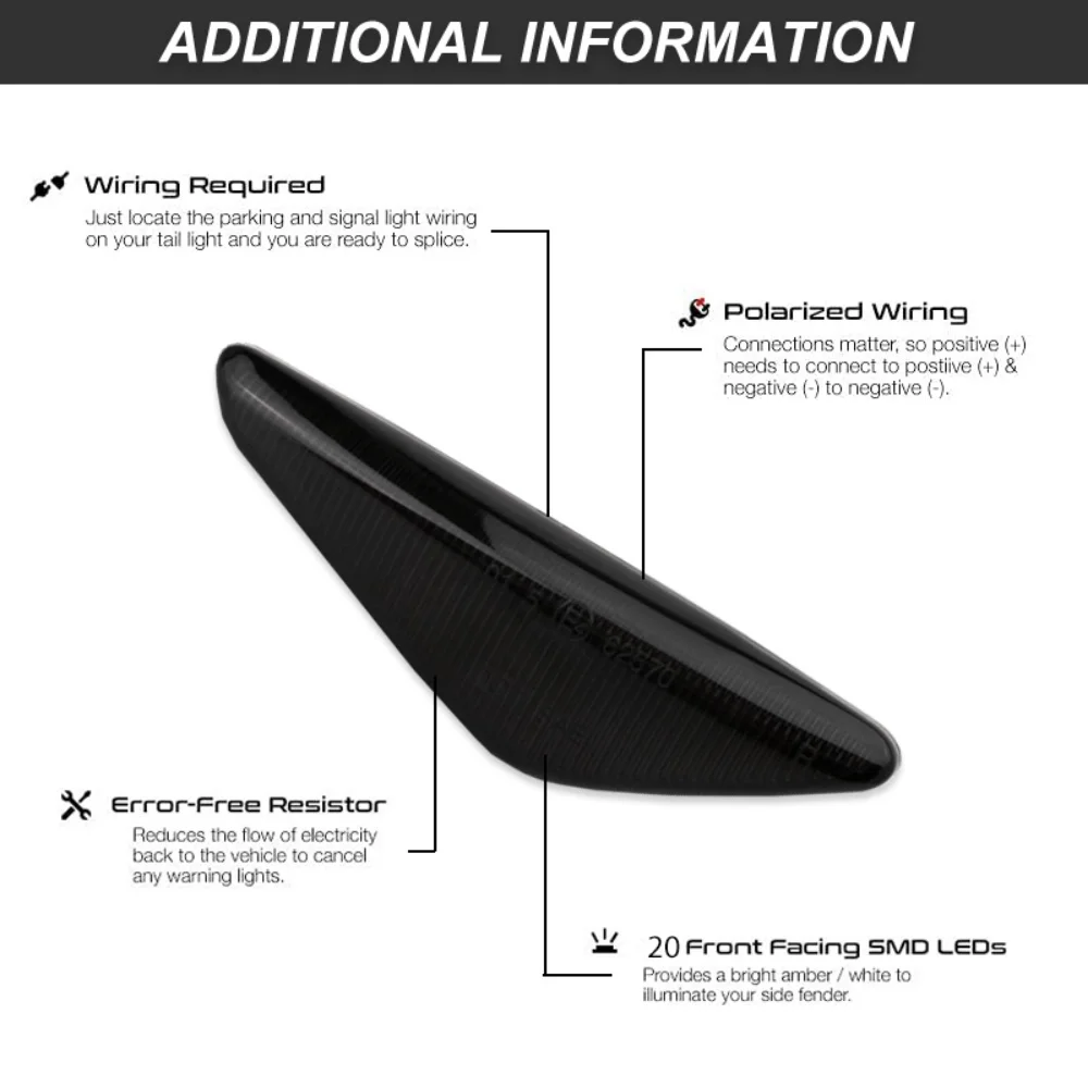 Для BMW X3 F25 X5 E70 X6 E71 E72 Безымянный янтарный последовательный мигающий светодиодный передний крыло автомобиля Боковой габаритный указатель поворота 12 В