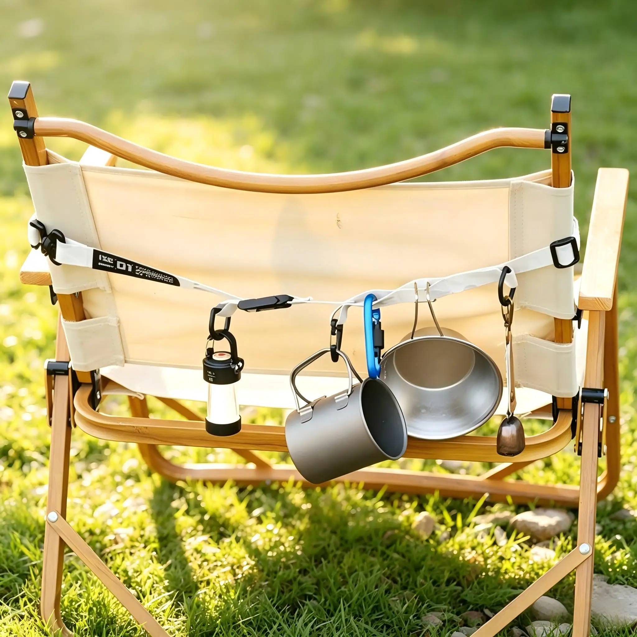 Homefish Schnellverschluss Verstellbarer Umhängetaschengurt Multifunktional mit Aufhängering Outdoor Camping Schulterzubehör – Detail 3