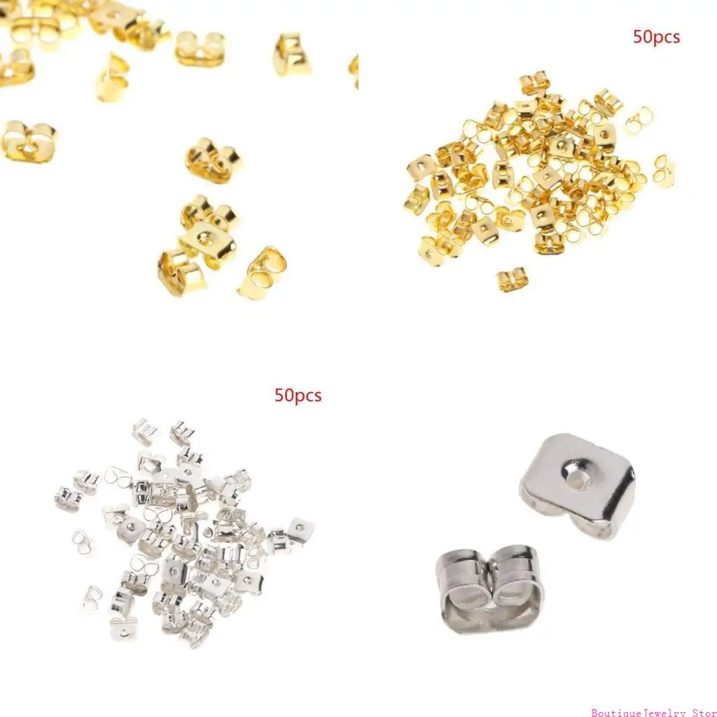 E1PE Metal for Butterfly Earbacks Earring Backs Secure Secure Earring Backs No Fading Comfort Earring Backs