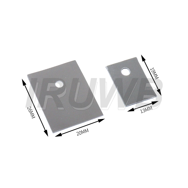 TO-3P TO-220 TO220 Isolated Silicone Pad Sheet Strip Heatsink Shim 25mm*20mm 25mmx20mm 19MM*14MM