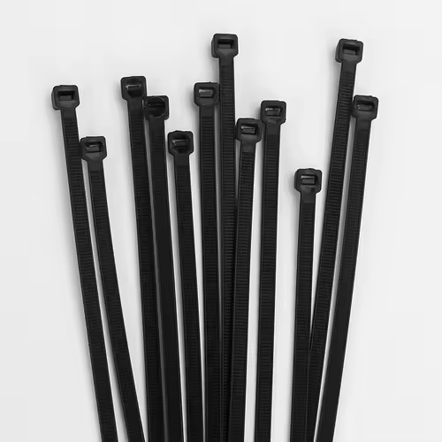 Plastic nylon cable tie 100 PCS black 5X300 cable tie fixing ring 3X200 cable tie zipper with 5X200 self-locking nylon cable tie - Image 3