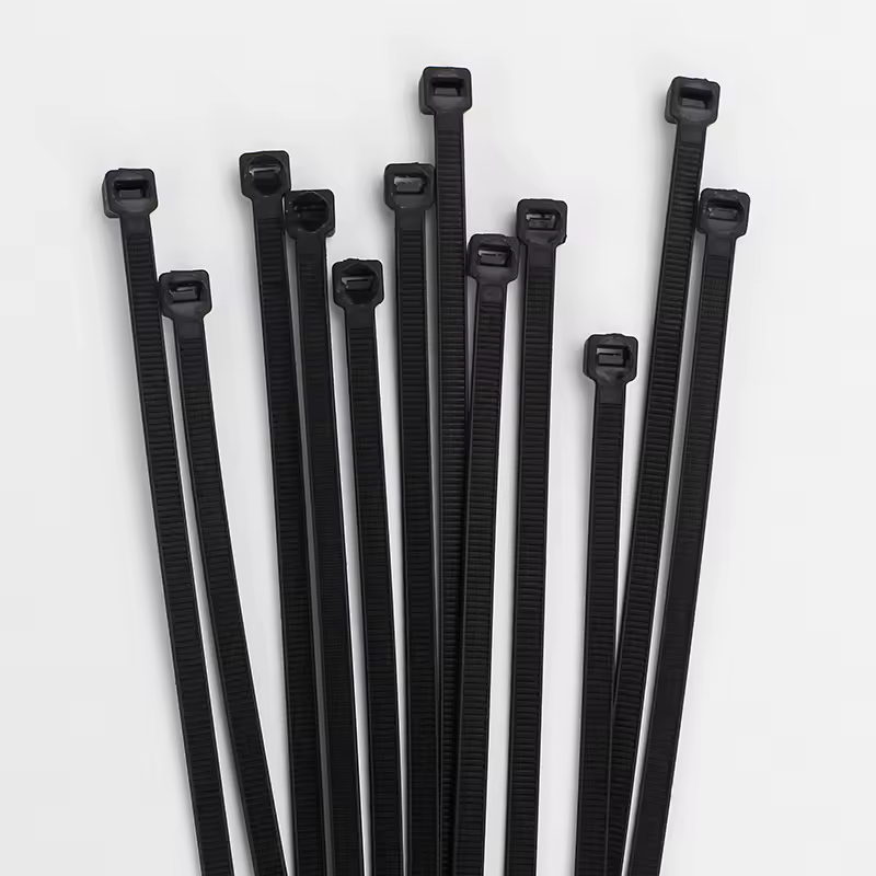 Plastic nylon cable tie 100 PCS black 5X300 cable tie fixing ring 3X200 cable tie zipper with 5X200 self-locking nylon cable tie - Image 3