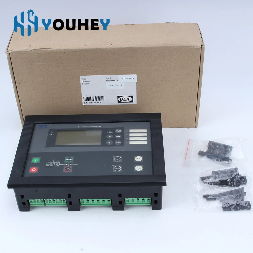 Original DEIF GC-1F Generator Controller flat generator sets remotely with RS-485 Modbus