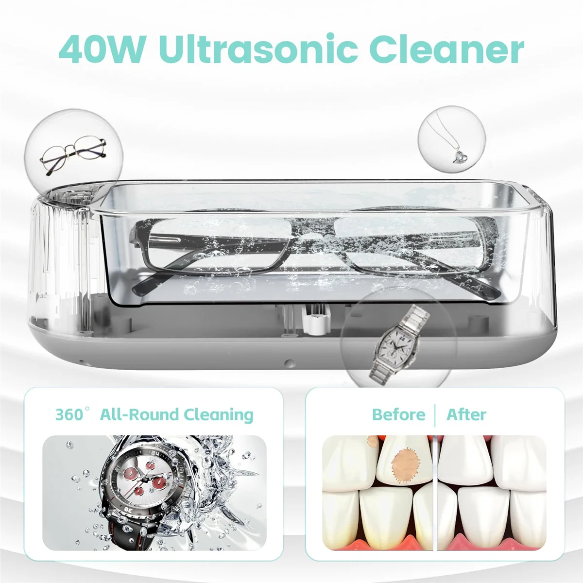 Jewelry Ultrasonic cleaners Cleaners Glasses Watches Household appliances Vibrators