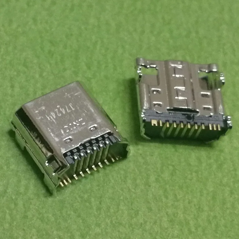 Conector doca de carregamento usb, 10-50 peças para samsung p5200 p5220 p5210 t210 i9200 i9205 i9208 p729 t211 t230 t235y t231 porta de carregador