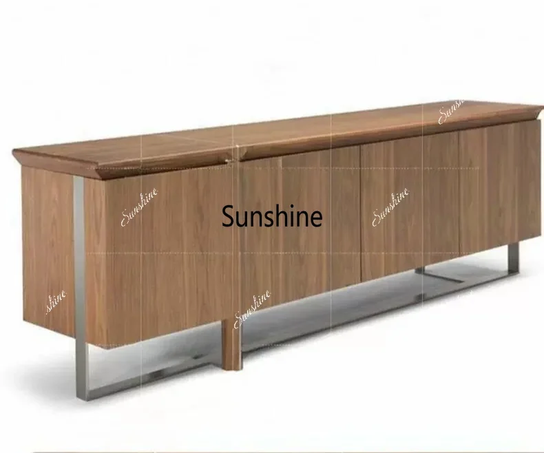 Italian living room postmodern TV cabinet light luxury locker  FT