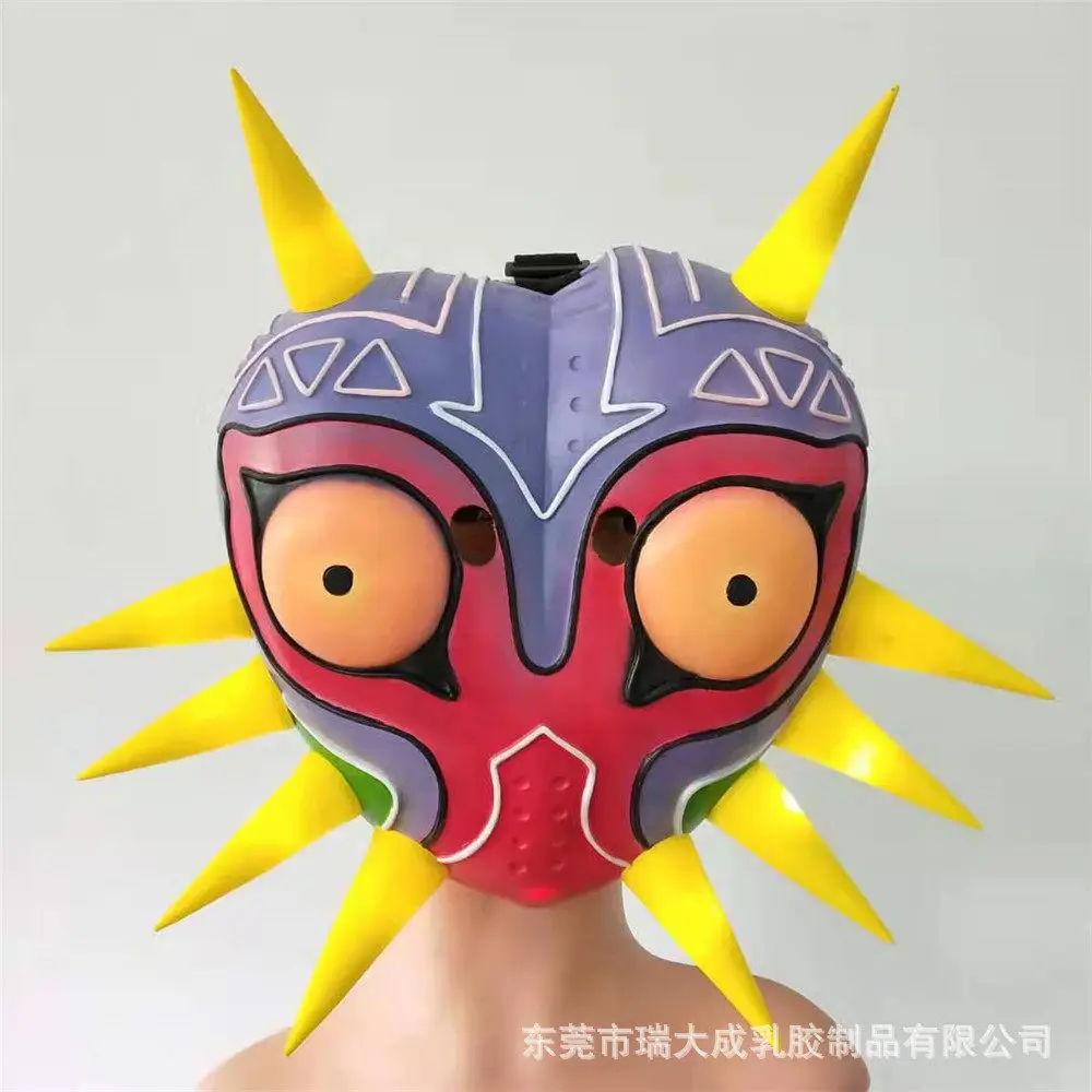 Meizula Mask Ghost Festival Latex Nuo God Mask Nuo Dance Nuo Opera Performance Cosplay Props Halloween Christmas  Accessories