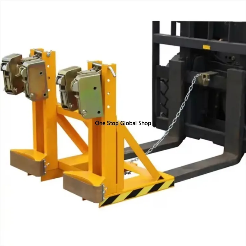 Hot Selling Forklift Attachment Drum Picker Drum Gripper Mounted Type Forklift Barrel Lifter