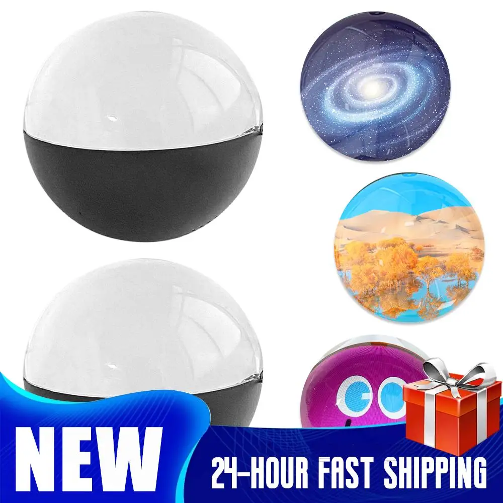 

2025 Новый 3D умный светодиодный дисплей с хрустальным шаром, базовая версия и версия Wi-Fi, уникальный подарок для домашнего декора, сделай сам, индивидуальный фото и видеоплеер ﻿