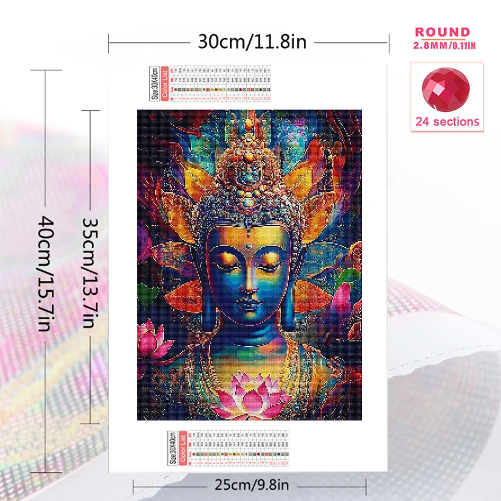Momoart 5D DIY Diamond Embroid - Embroidery Daisy ulasan dan harga