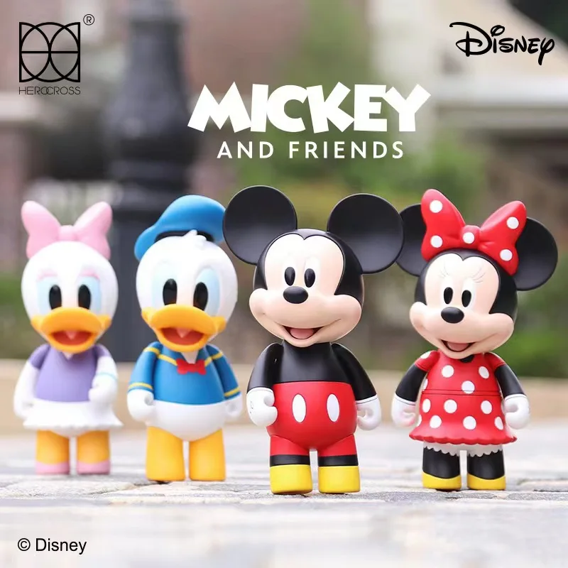 Disney Mickey Mouse en zijn vrienden Mode Speelhand Actiefiguren Kantoordecoratie Cadeau Randpop Tafelbladdecoratie