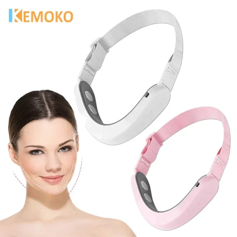 V Face Massager Portable Facial Massage Device Facial Lifting Slimming Massage Double Chin V Face Shaped Cheek Lift Belt Machine