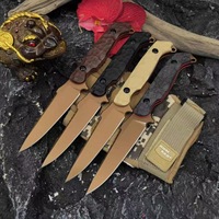 440C Stainless Steel Outdoor Neck Knife – G10/Flax Handle Survival Camping Hunting Tool with Kydex Sheath