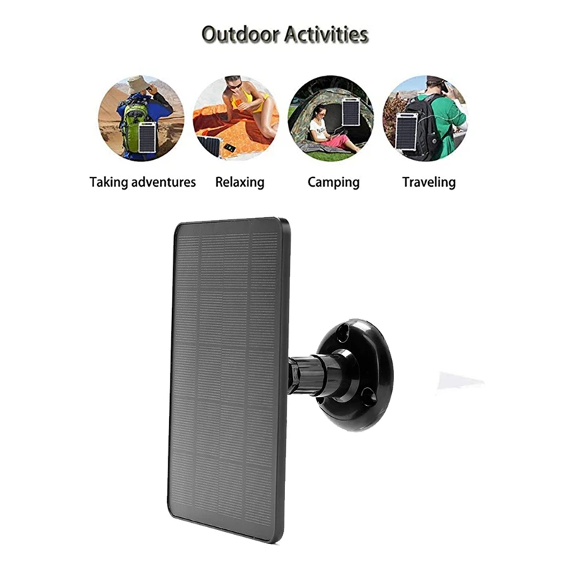 Портативные солнечные панели с зарядкой от USB, 4 Вт, 5 В