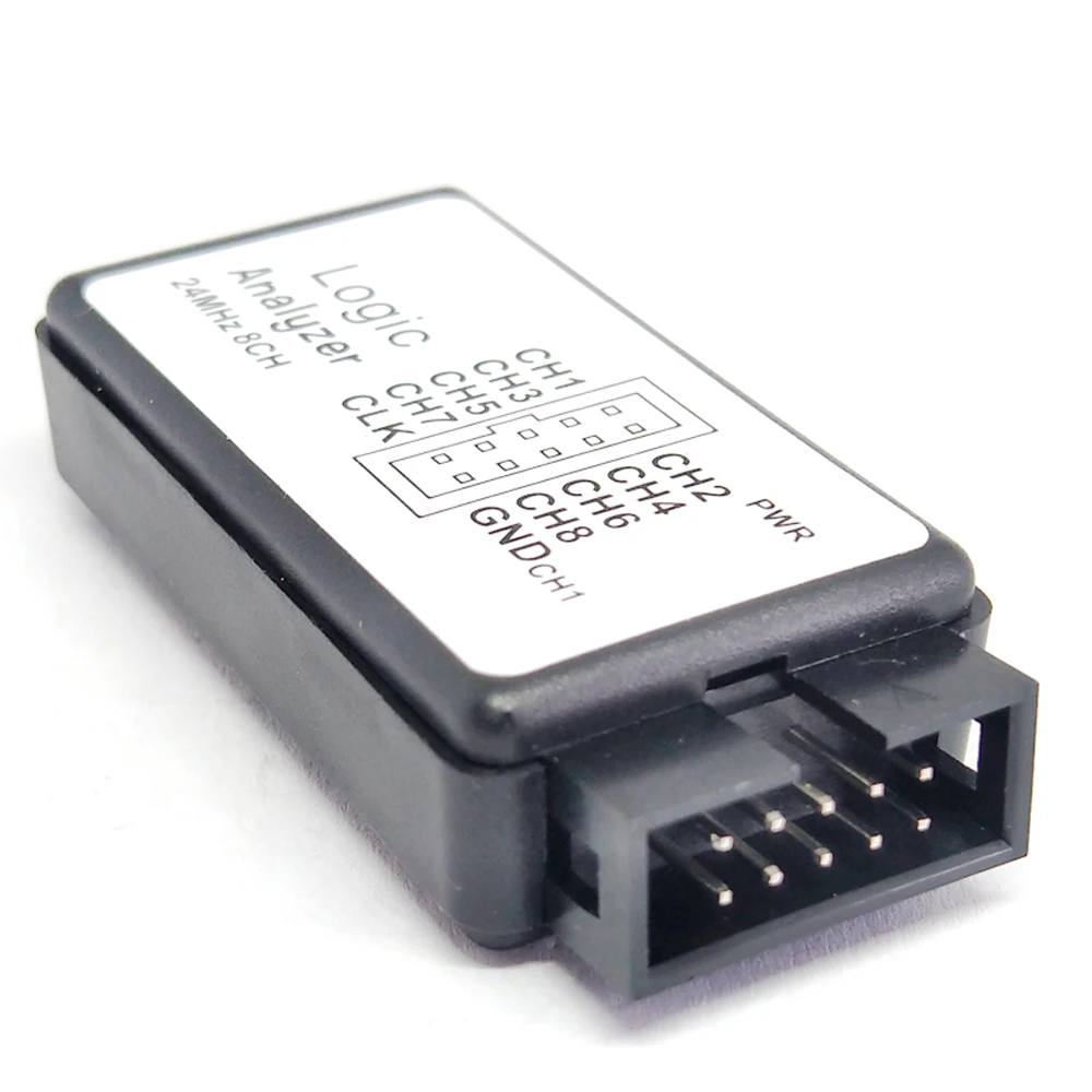 USB Logic Analyzer 24M 8CH Microcontroller ARM FPGA Debug Tool 8 Channels Can Gather at the Same Time So As to Signal Analyze