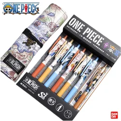 One Piece Joint New Journey Series Anime Peripheral Gel Pen Set Limited Edition Scroll Pen Case Student Push Pen Gift Box