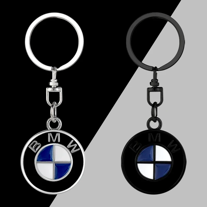 Metal Car Badge Keychain Zinc Alloy Keyrings Accessories For BMW 1 2 3 4 5 6 7 8 Series GT I4 I3 I8 IX X2 X3 X4 E34 E36 E90 E46