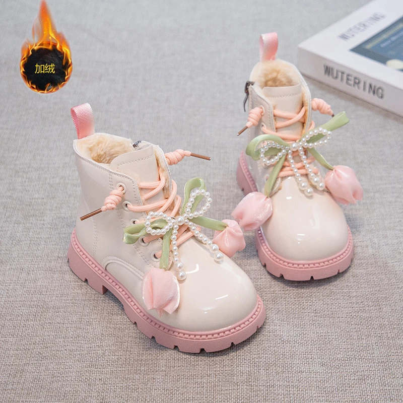 2025 nouveau automne filles bottines enfants chaussures courtes mode Design mignon enfants décontracté quotidien marche Sneaker filles chaussures