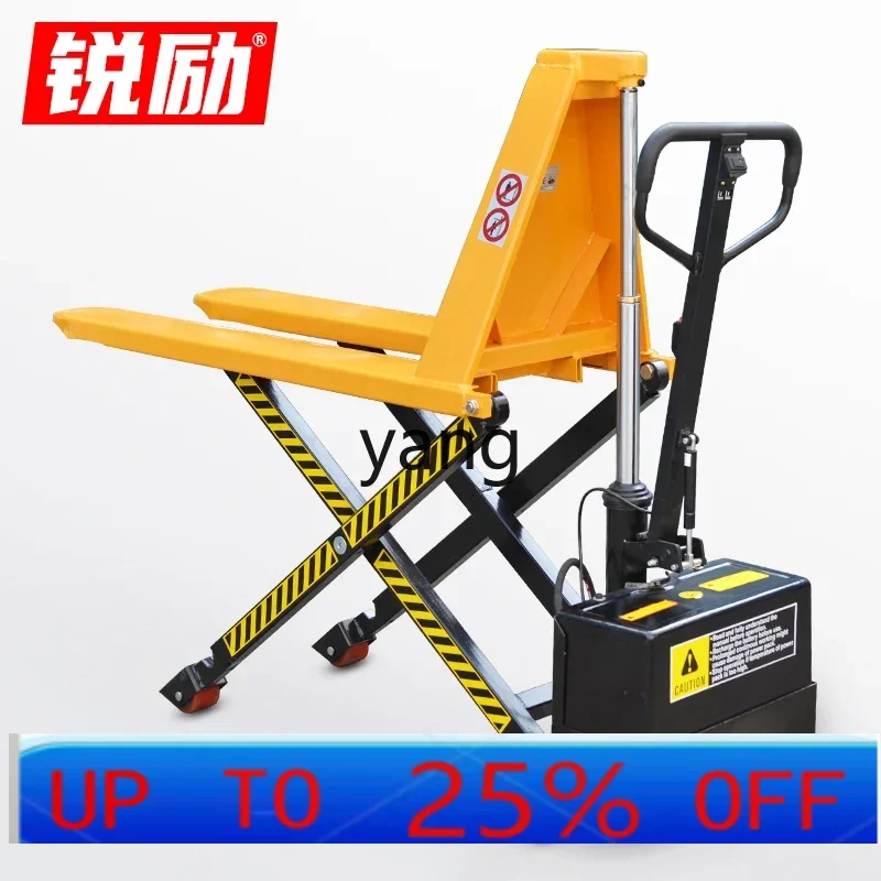 LMM electric high lift handling scissor high lift hydraulic lifting pallet forklift