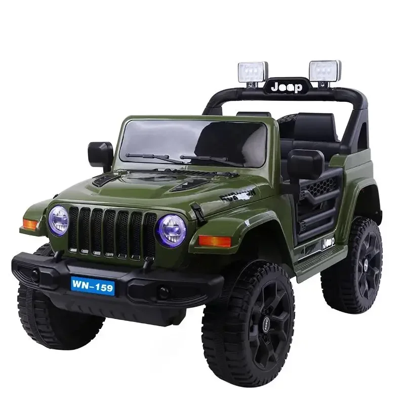 Factory wholesale Children 12V Battery Electric Power off road Baby Toys Car with LED light Remote control kids ride on car