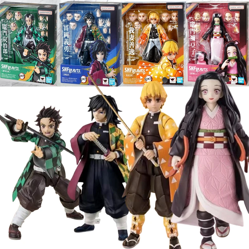 

Bandai S.H.Figuarts SHF Demon Slayer Kimetsu No Yaiba Kamado Tanjiro Rengoku Anime Action Figure Model