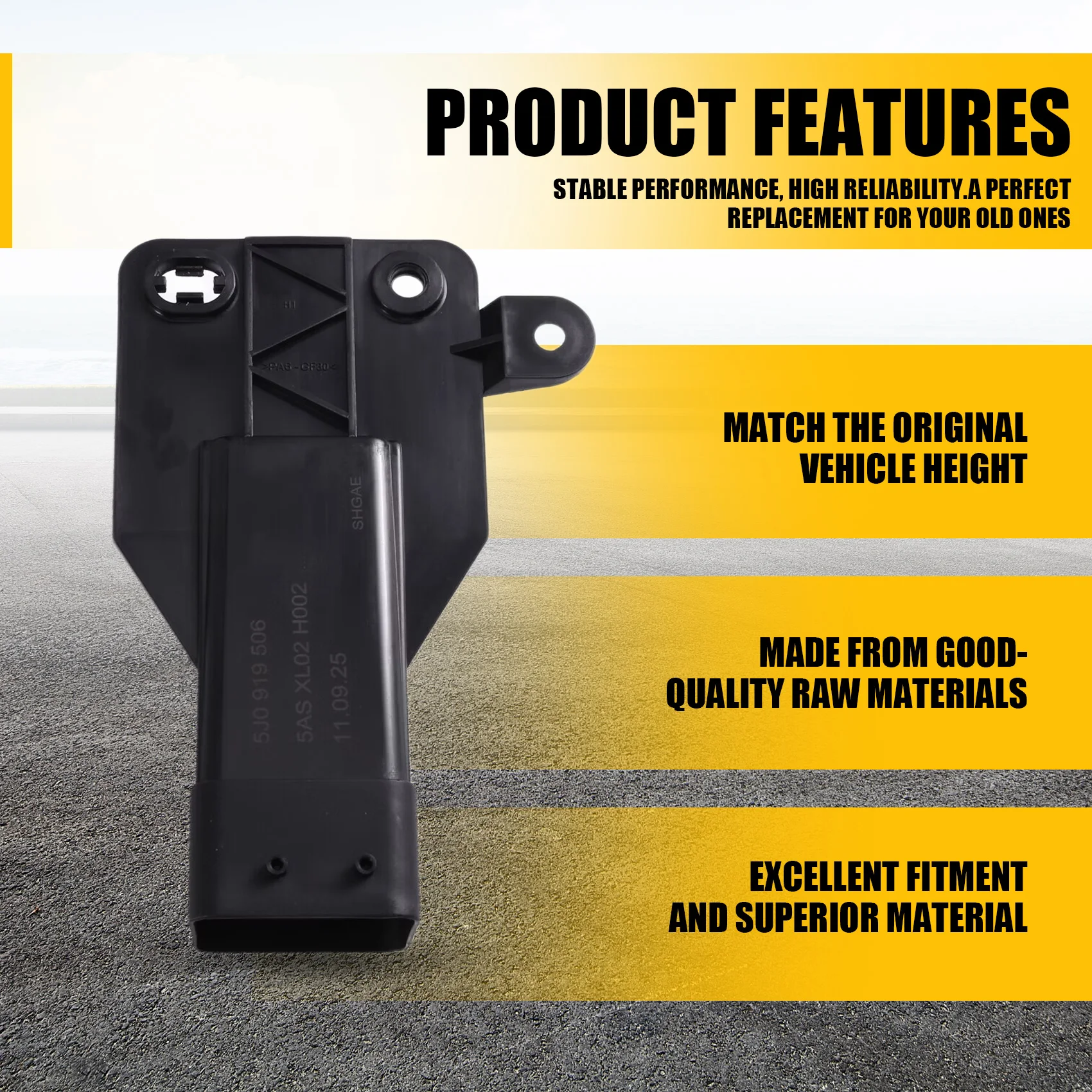 For VW For Santana Jetta Skoda Rapid Spaceback 2013-2021 Compatible Radiator Fan Module Relay 6RD919506 5J0919506