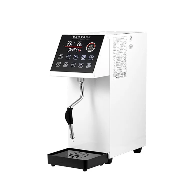QDMECH Touch Screen Milk Frother Machine Automatic Heating And Frothing For Coffee Shop And Home Barista