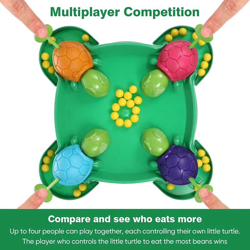 Turtle Eating Beans Children\'s Toys Parent-child Interaction Multiplayer Gameplay Tabletop Games Puzzle Toys Gift