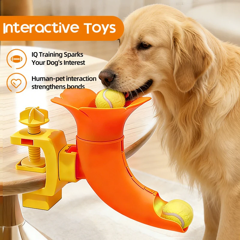 

Durable Interactive Dog Ball Toy Adjustable Height Self-Serving Indoor Training Puzzle Pet Toy for Boredom Relief Dog Gift