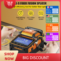 Signalfire AI-9 6 Motors Optical Fiber 6 Motors Fusion Splicer Faster Fibra Optica Tool Fiber Optic Tools Welder Free Shipping