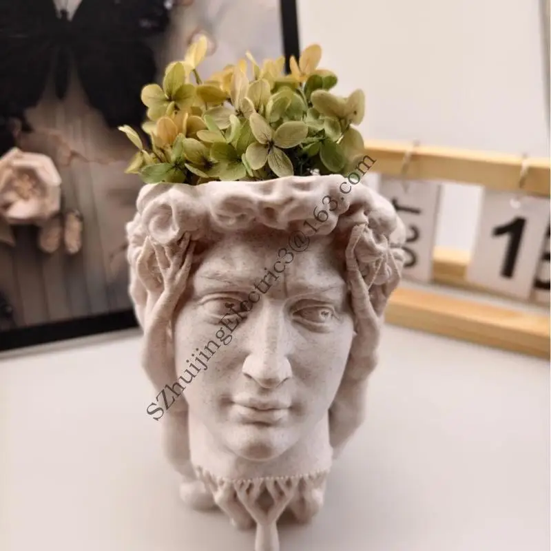 Elegant Planter Molding Tool Heat Resistant Silicone Mould for Making Plant Container Flower Pot Mold