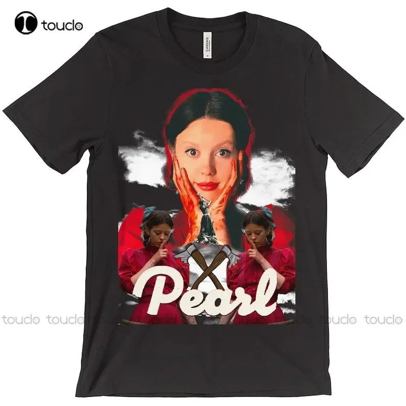 Pearl X Mia Horror Unisex Shirt Custom Aldult Teen Unisex Digital Printing Tee Shirts Christmas Gift Streetwear Xs-5Xl Tshirt