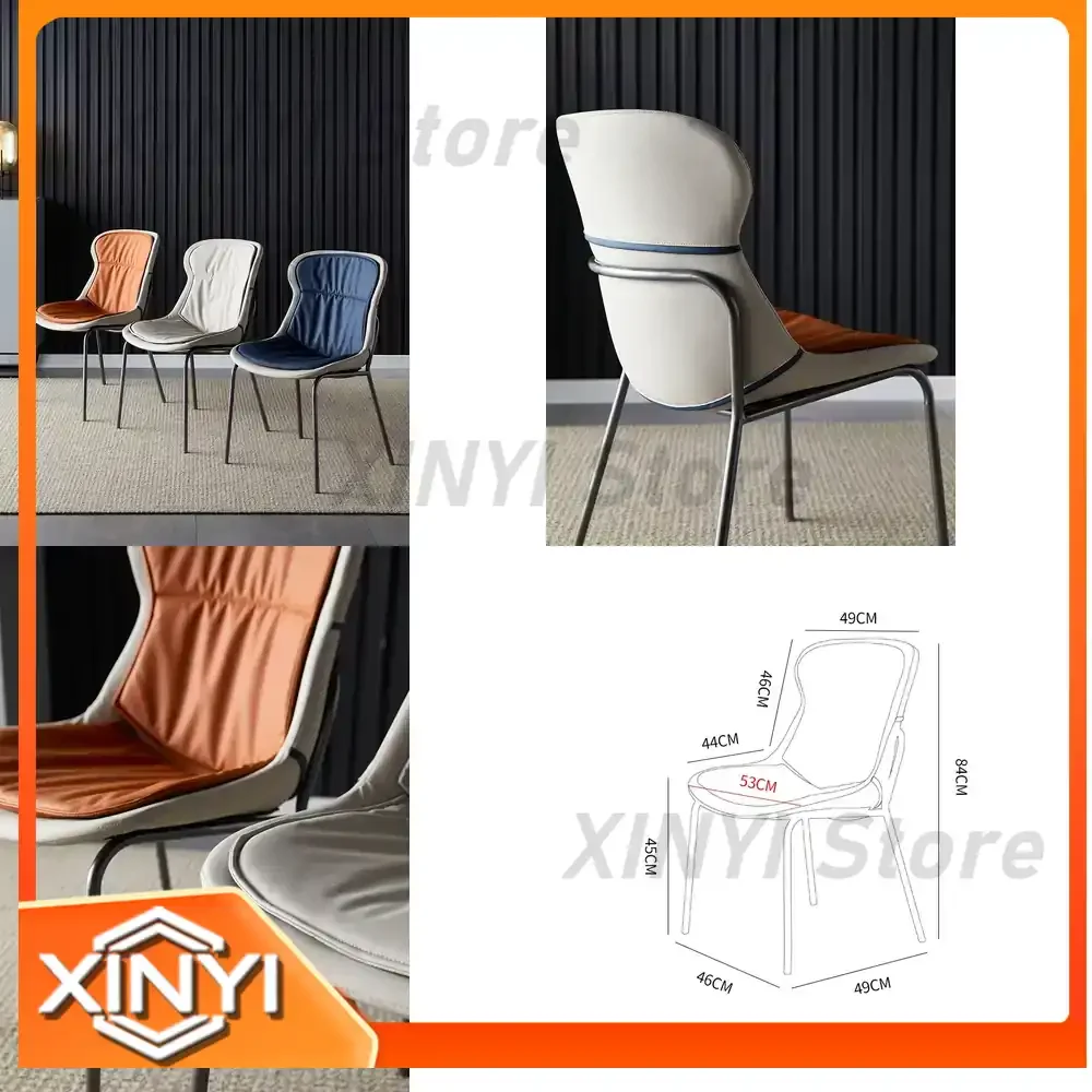 Nordic Luxury Armchair for Living Room Dining Room Chaise Lounge Vanity Chair Modern Leisure Designer Furniture