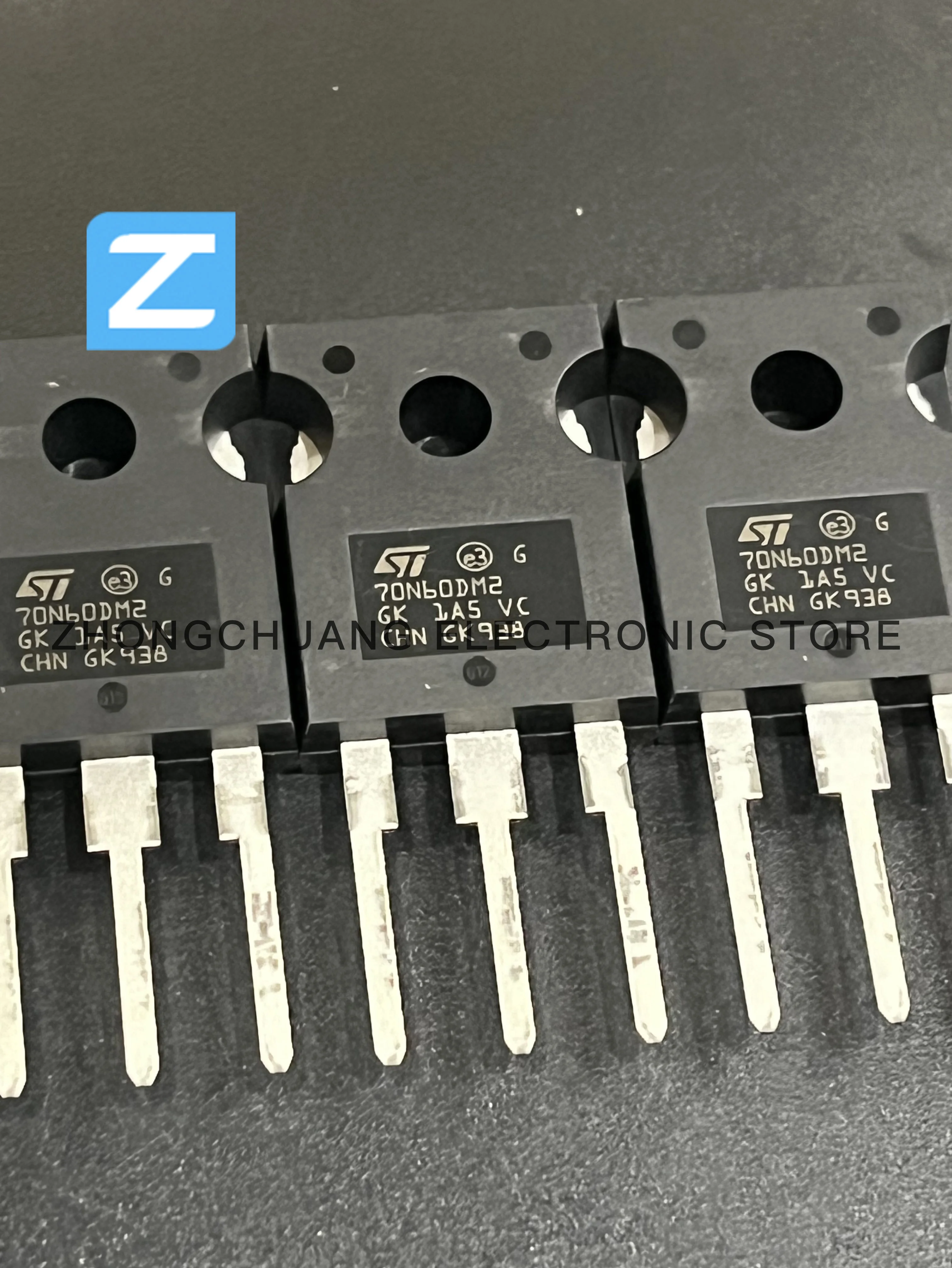 1-10PCS STW70N60DM2 70N60DM2 TO-247 600V 66A N-Channel MOSFET new original