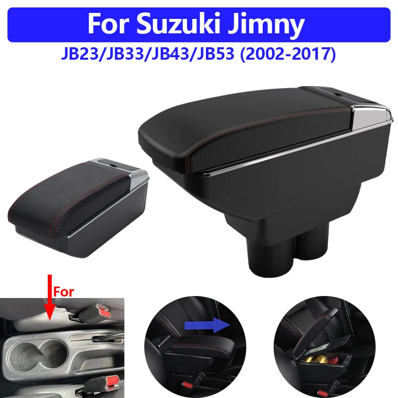reposabrazos-para-suzuki-jimny-jb23-jb33-jb43-jb53-2002-2017-consola-central-con-almacenamiento-y-portavasos-facil-instalacion-sin-perforaciones