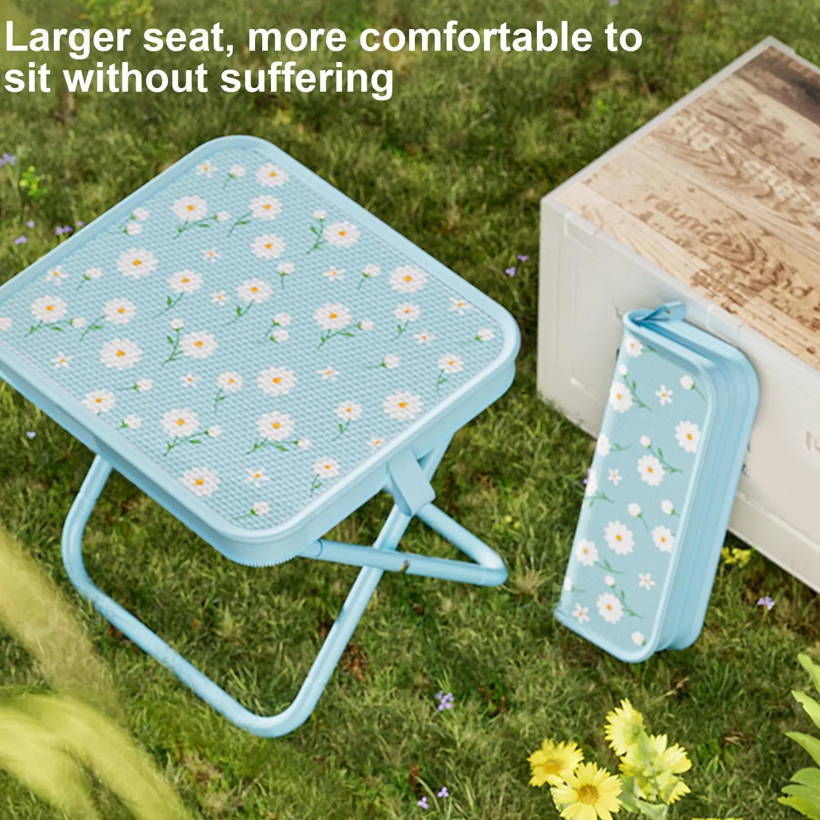 

Outdoor Folding Stool Camping Chair Park Stool Picnic Small Mazar Fishing Chair Portable Small Bench Folding Chair