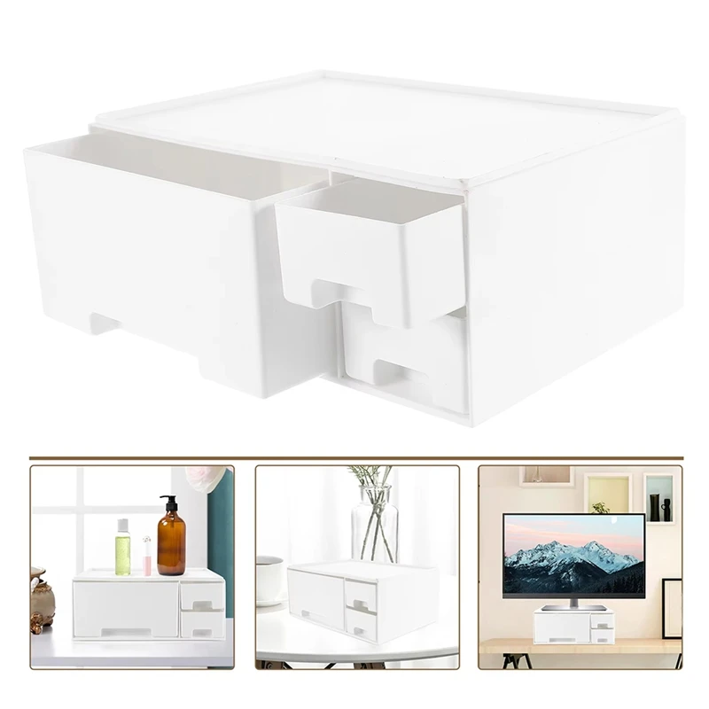 Multifunctional Computer Monitor Stand Ergonomic Display Riser For Enhanced Viewing Comfort