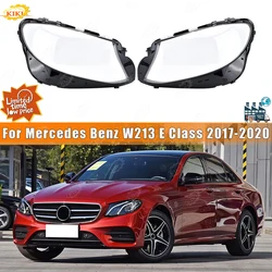 Headlight Cover For Mercedes Benz W213 E200L E300L E320L 2016-2020 Headlamp Shell Lens Replace The Original Lampshade