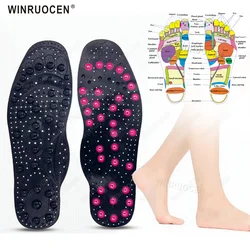 Upgrade 68 Massage Magnets Slimming flat foot Orthopedic Insoles Therapy Acupressure Weight Loss arch support Non-Slip Pad