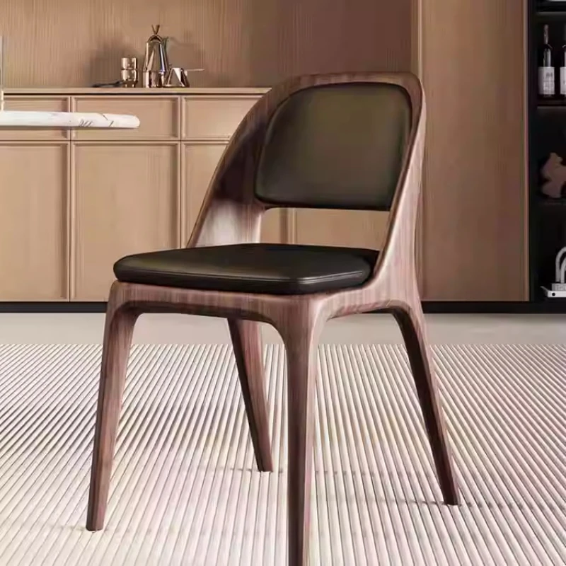 With Backrest Couch Dinner Chairs for Dining Table Set 1 Chairs Gaming Chair Design Comfortable Armchair of Salons Soft Chair