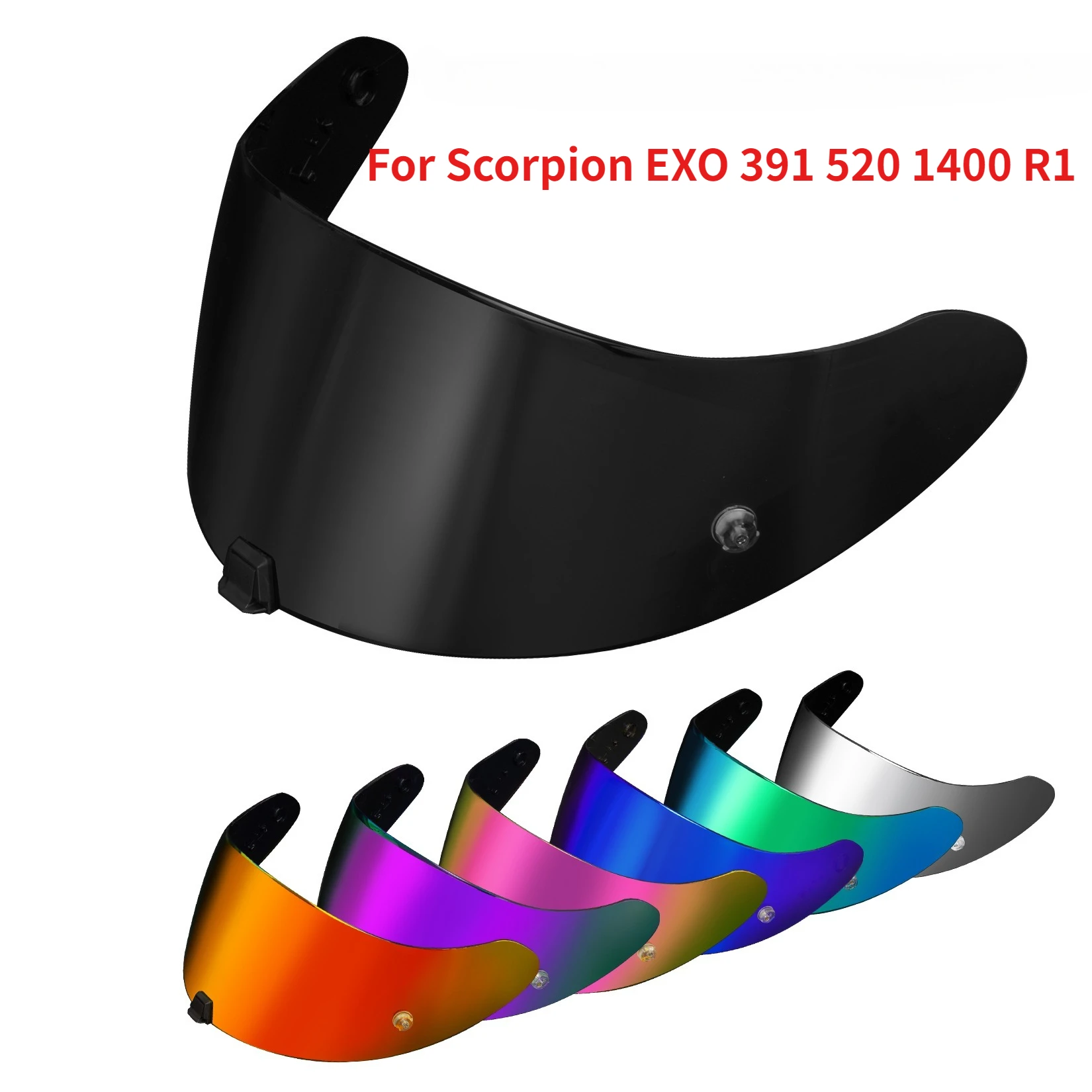 

Motorcycle Helmet Visor for EXO 520 1400 R1 Tinted Visor for Scorpion EXO 391 520 1400 R1 Anti-UV Protection Face Shield Replace