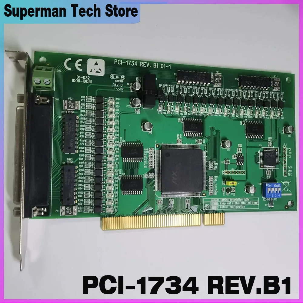 

For Advantech Data Acquisition Card PCI-1734 REV.B1 Switch control signal sensor